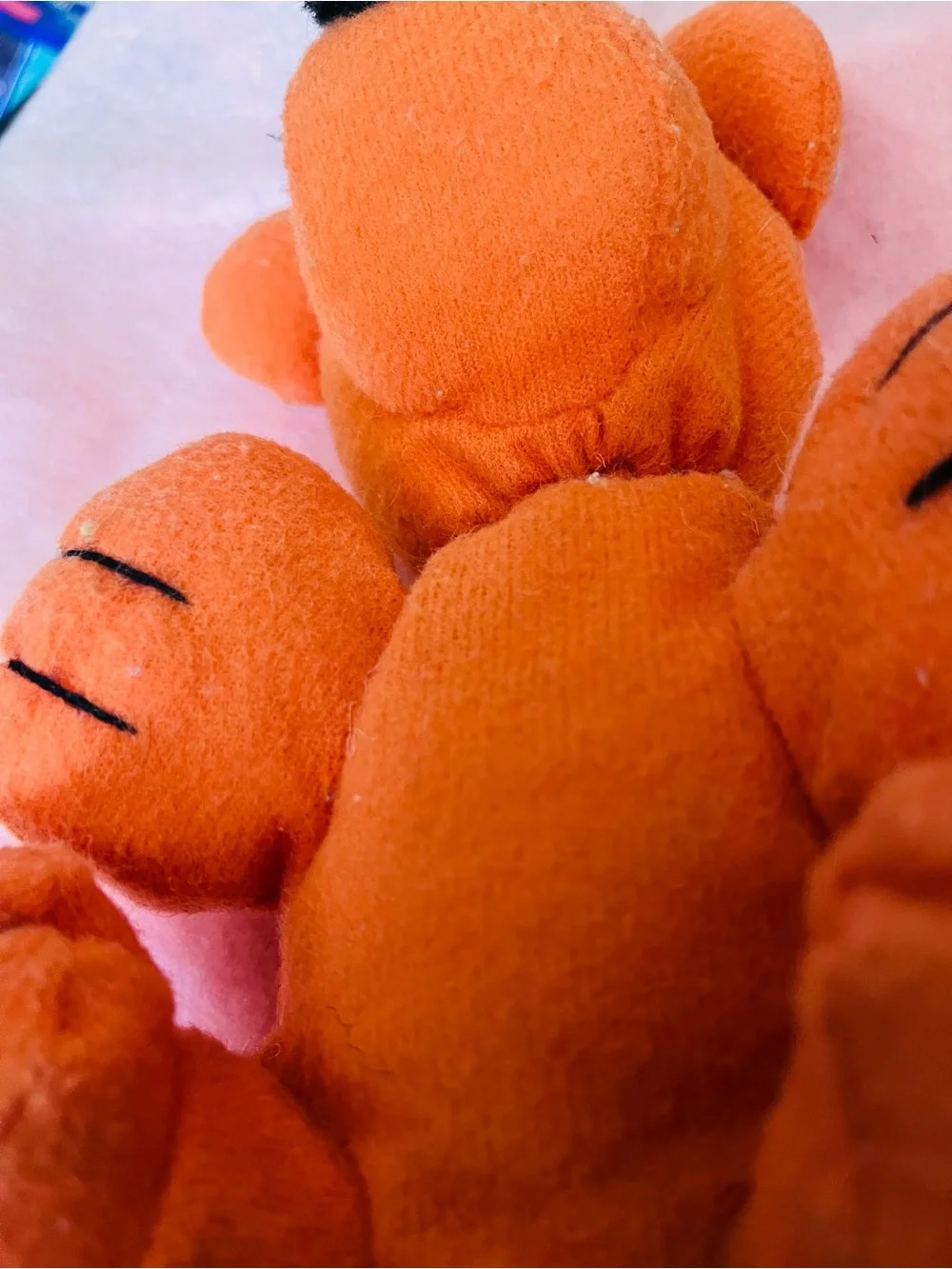 Orange Plush Dog Toy - Brand Unspecified